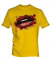 Grunge Lips Mens T-Shirt