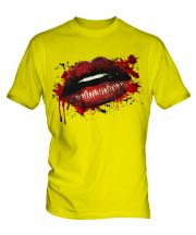 Grunge Lips Mens T-Shirt