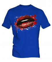 Grunge Lips Mens T-Shirt