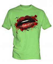 Grunge Lips Mens T-Shirt
