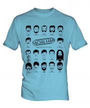 Facial Hair Through The Ages Mens T-Shirt