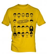 Facial Hair Through The Ages Mens T-Shirt