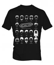 Facial Hair Through The Ages Mens T-Shirt