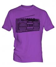Retro Boombox Mens T-Shirt