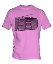 Retro Boombox Mens T-Shirt