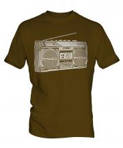 Retro Boombox Mens T-Shirt