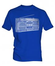 Retro Boombox Mens T-Shirt