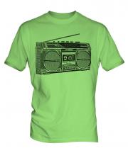 Retro Boombox Mens T-Shirt