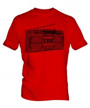 Retro Boombox Mens T-Shirt