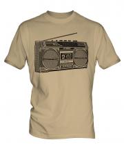Retro Boombox Mens T-Shirt