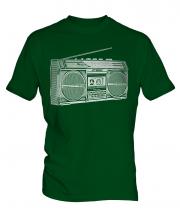 Retro Boombox Mens T-Shirt
