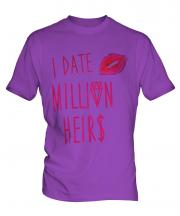 I Date Million Heirs Mens T-Shirt