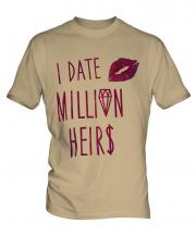 I Date Million Heirs Mens T-Shirt
