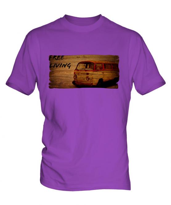 Camper Van Free Living Mens T-Shirt