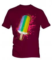 Gay Pride Ice Lolly Mens T-Shirt