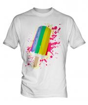 Gay Pride Ice Lolly Mens T-Shirt