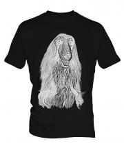 Afghan Hound Sketch Mens T-Shirt
