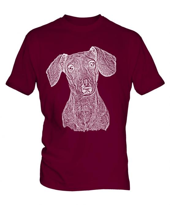 Dachshund Sketch Mens T-Shirt