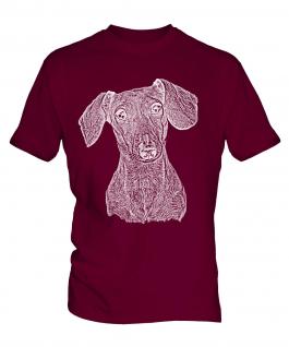Dachshund Sketch Mens T-Shirt
