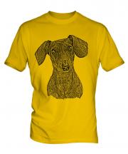 Dachshund Sketch Mens T-Shirt
