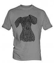 Dachshund Sketch Mens T-Shirt
