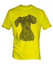 Dachshund Sketch Mens T-Shirt
