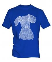 Dachshund Sketch Mens T-Shirt
