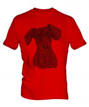 Dachshund Sketch Mens T-Shirt