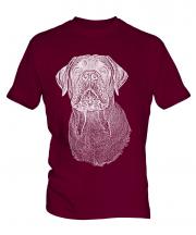 Bullmastiff Sketch Mens T-Shirt