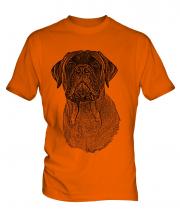 Bullmastiff Sketch Mens T-Shirt