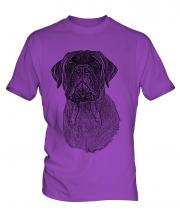 Bullmastiff Sketch Mens T-Shirt