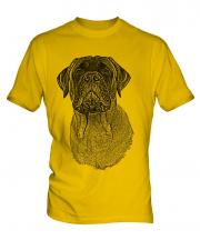 Bullmastiff Sketch Mens T-Shirt