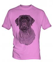 Bullmastiff Sketch Mens T-Shirt