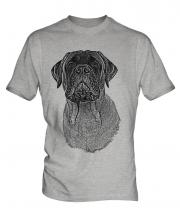Bullmastiff Sketch Mens T-Shirt