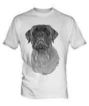 Bullmastiff Sketch Mens T-Shirt