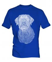 Bullmastiff Sketch Mens T-Shirt