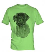 Bullmastiff Sketch Mens T-Shirt