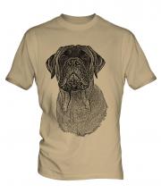 Bullmastiff Sketch Mens T-Shirt