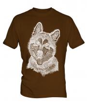 Alaskan Malamute Sketch Mens T-Shirt