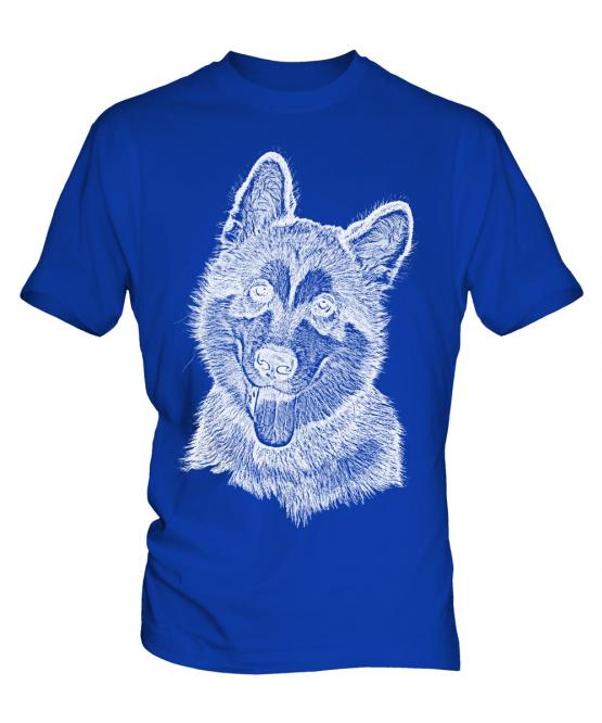 Alaskan Malamute Sketch Mens T-Shirt