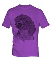 Beagle Sketch Mens T-Shirt