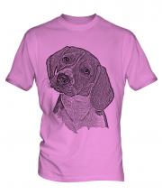 Beagle Sketch Mens T-Shirt