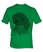 Beagle Sketch Mens T-Shirt