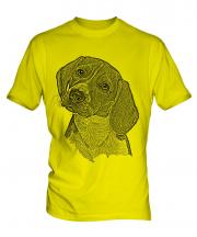 Beagle Sketch Mens T-Shirt