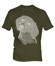 Beagle Sketch Mens T-Shirt