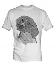Beagle Sketch Mens T-Shirt