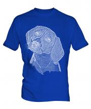 Beagle Sketch Mens T-Shirt