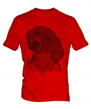 Beagle Sketch Mens T-Shirt