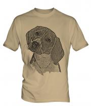 Beagle Sketch Mens T-Shirt