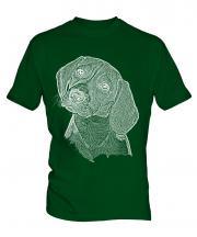 Beagle Sketch Mens T-Shirt